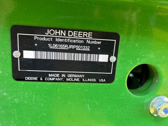 2025 John Deere 6R 165 Tractor