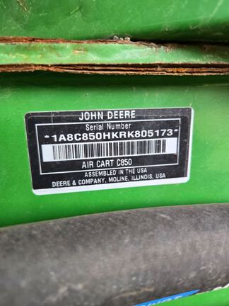 2024 John Deere N560F-C850 Air Seeder
