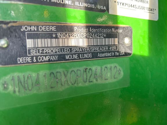 2024 John Deere 412R Sprayer/High Clearance