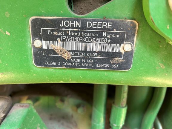 2013 John Deere 6140R Tractor