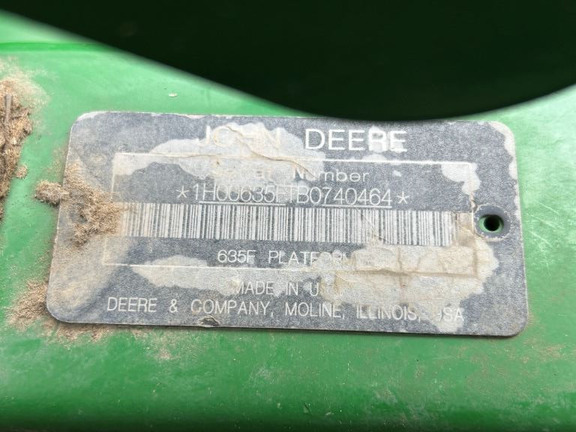 2011 John Deere 635F Header Combine