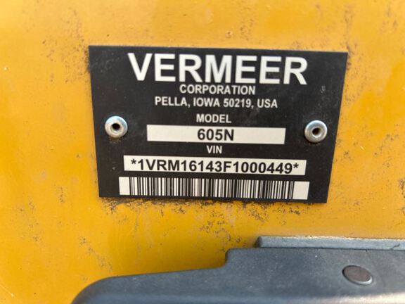 2015 Vermeer 605N Baler/Round
