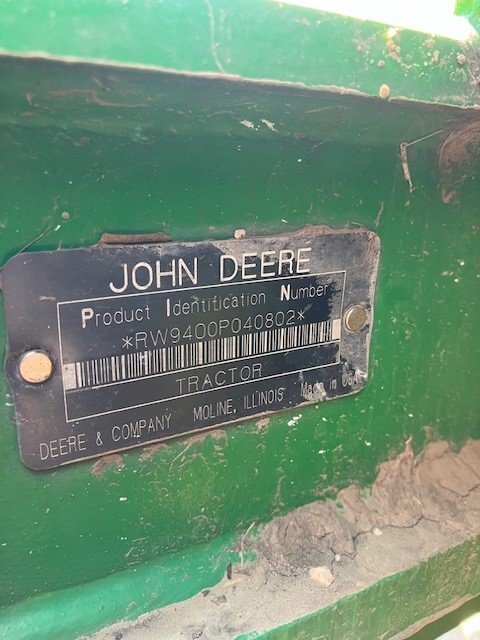 2001 John Deere 9400 Tractor