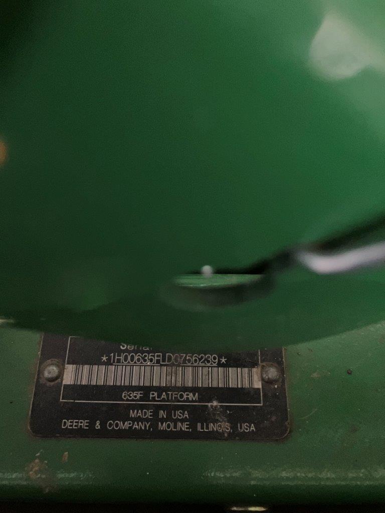 2013 John Deere 635F Header Rigid