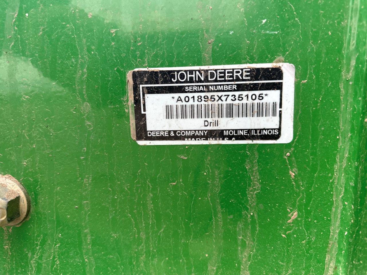 2009 John Deere 1895 Air Drill