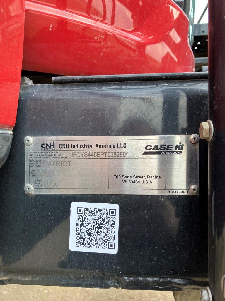 2024 Case IH Patriot 4450 Sprayer/High Clearance