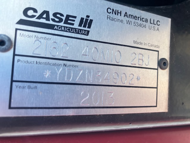 2013 Case IH 2162 Header Draper