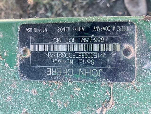 2013 John Deere 956 Mower Conditioner