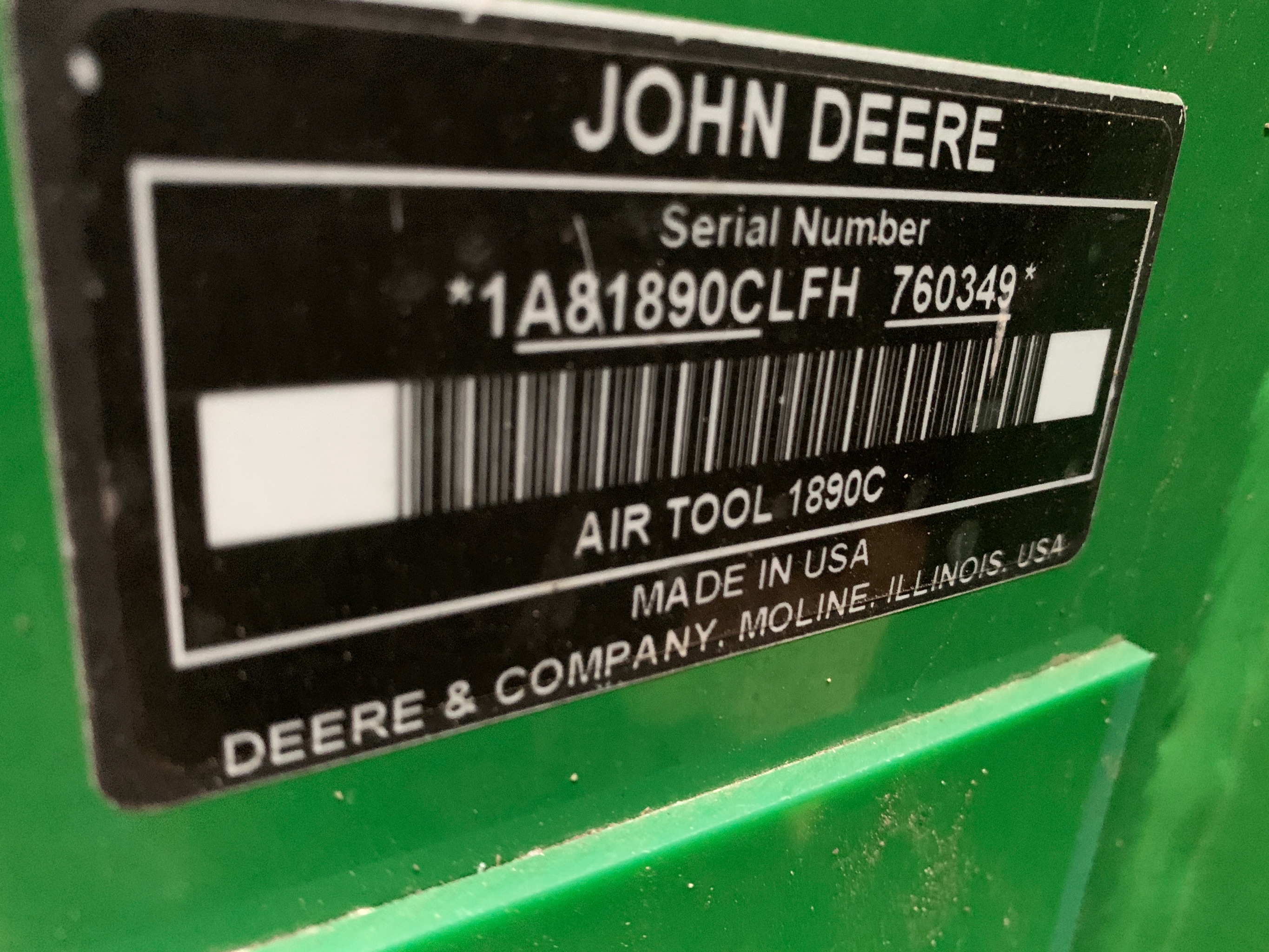 2015 John Deere 1890 Air Drill