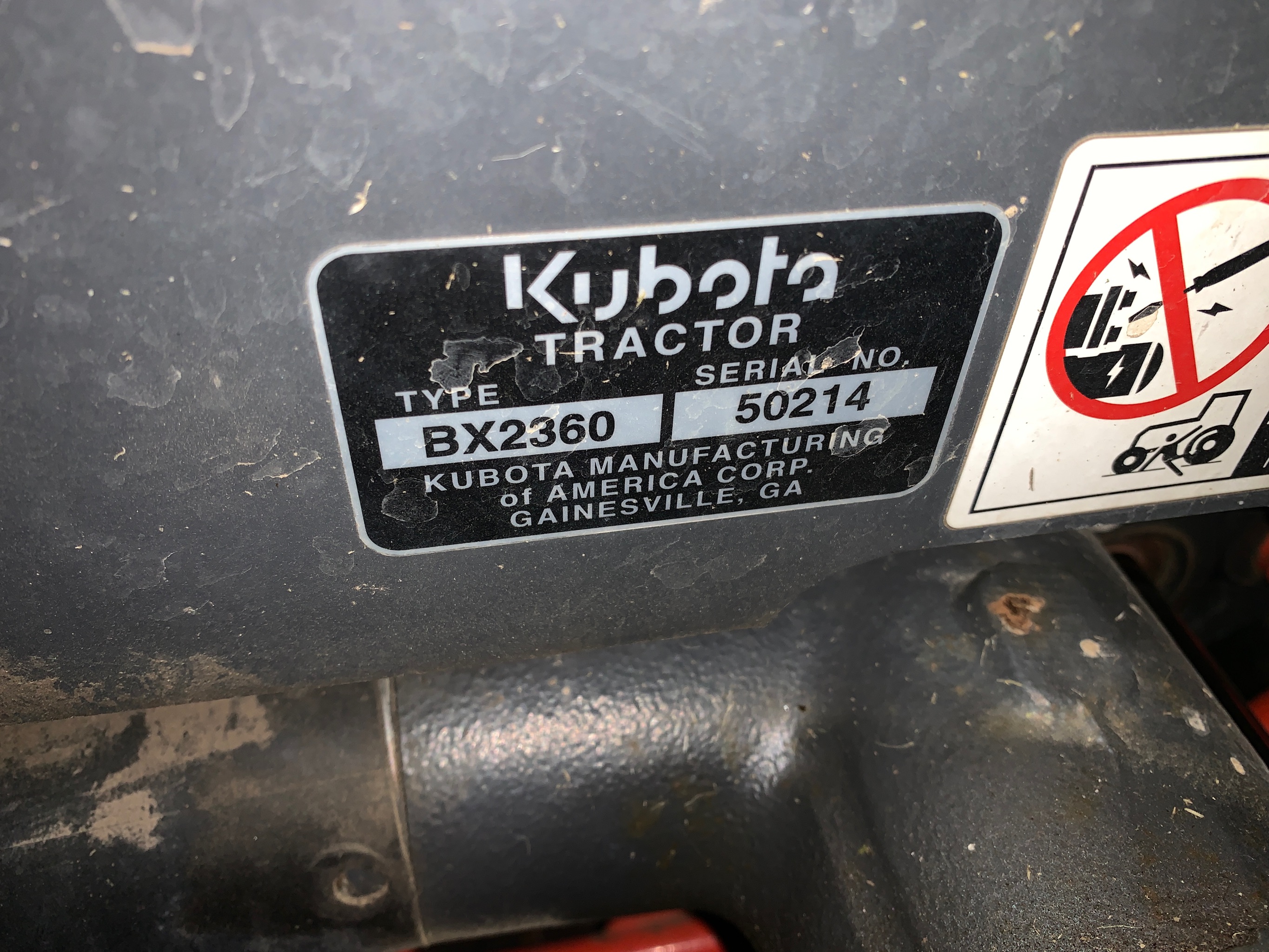 2011 Kubota BX2360 Tractor