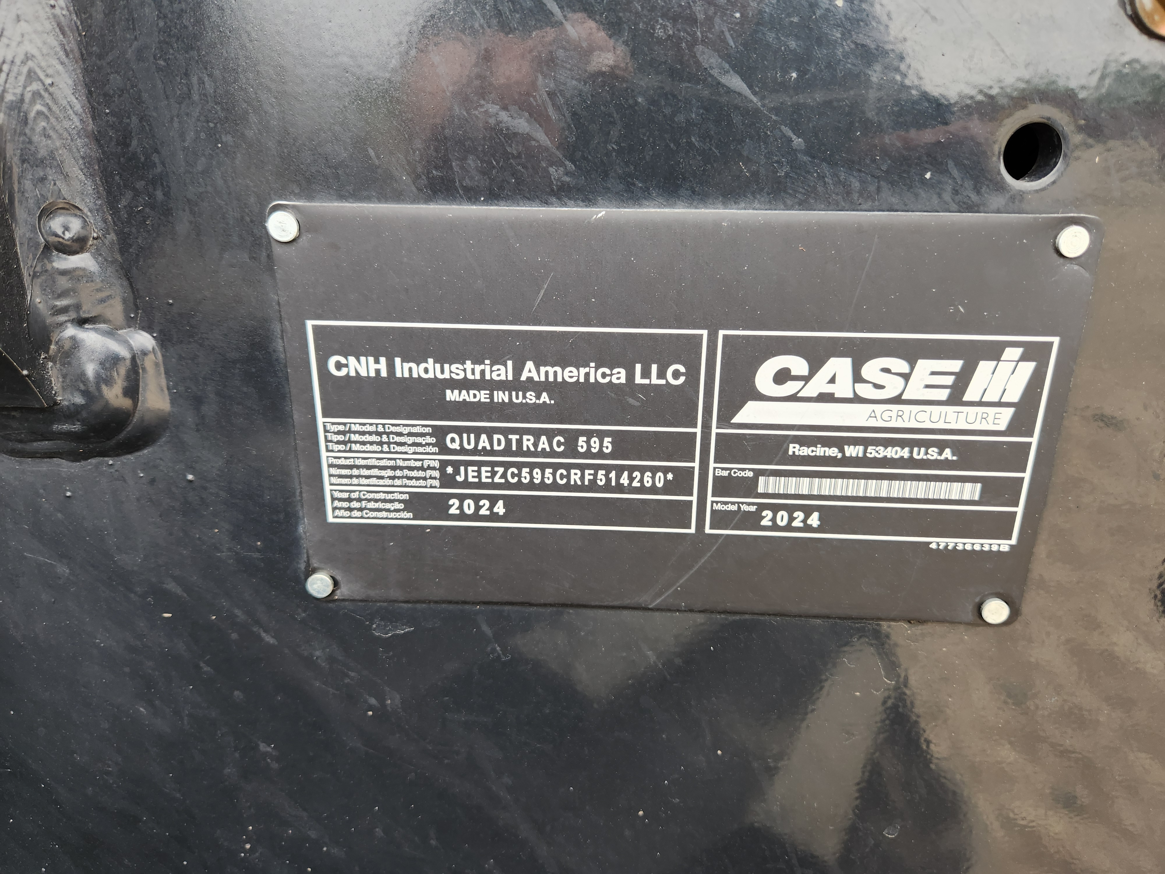 2024 Case IH STG595 Tractor