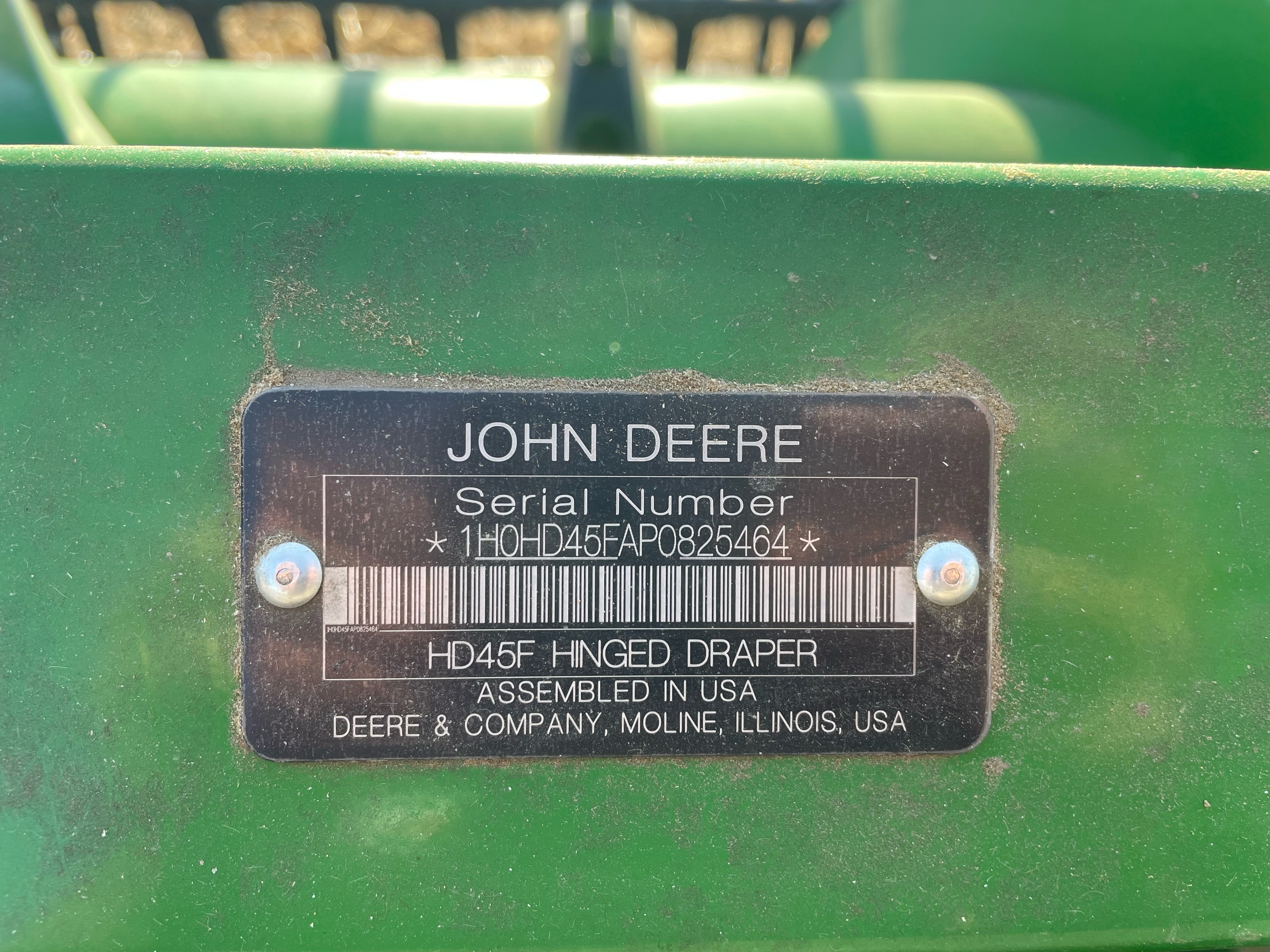 2023 John Deere HD45F Header Combine