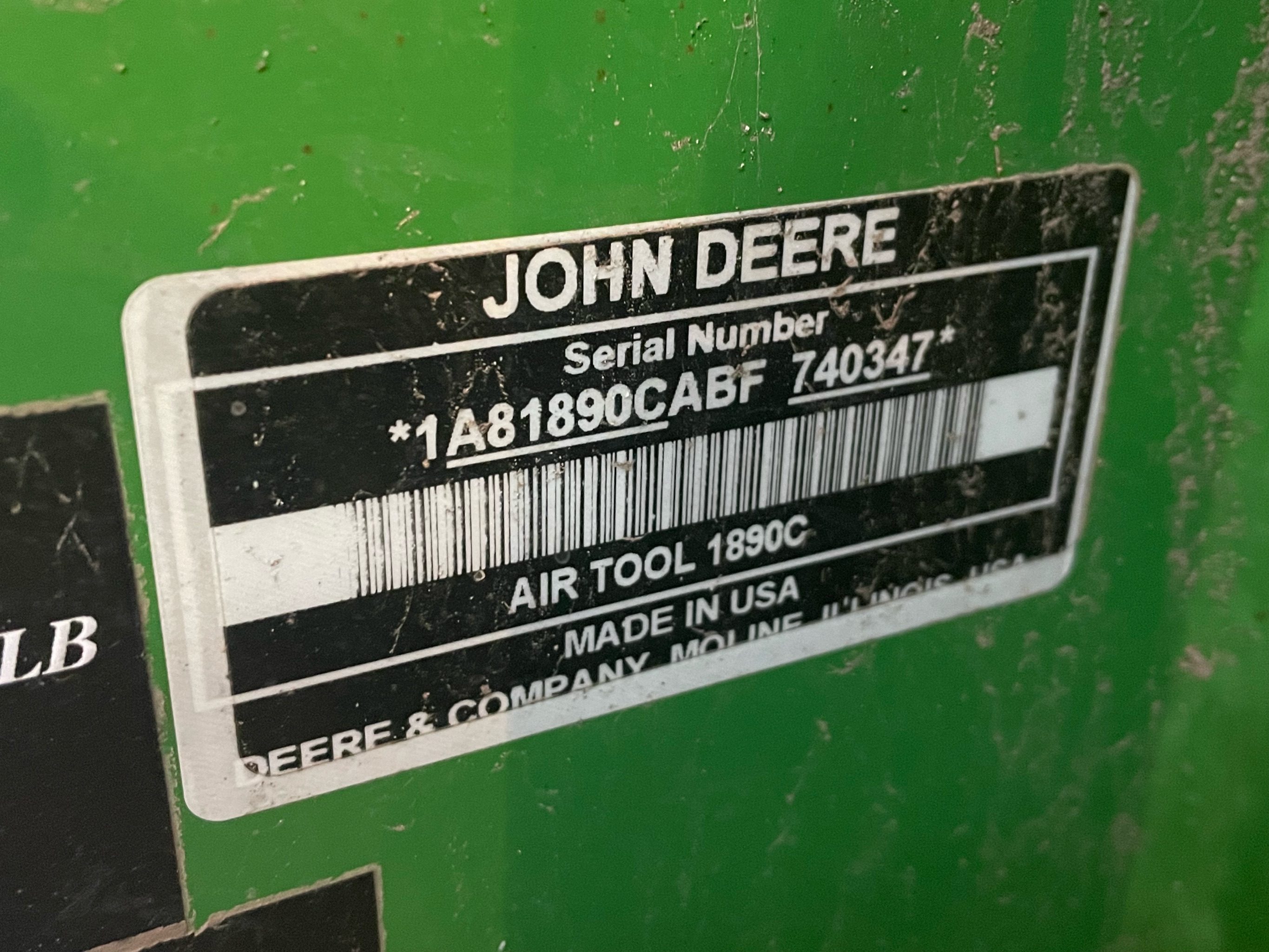 2011 John Deere 1890 Air Drill