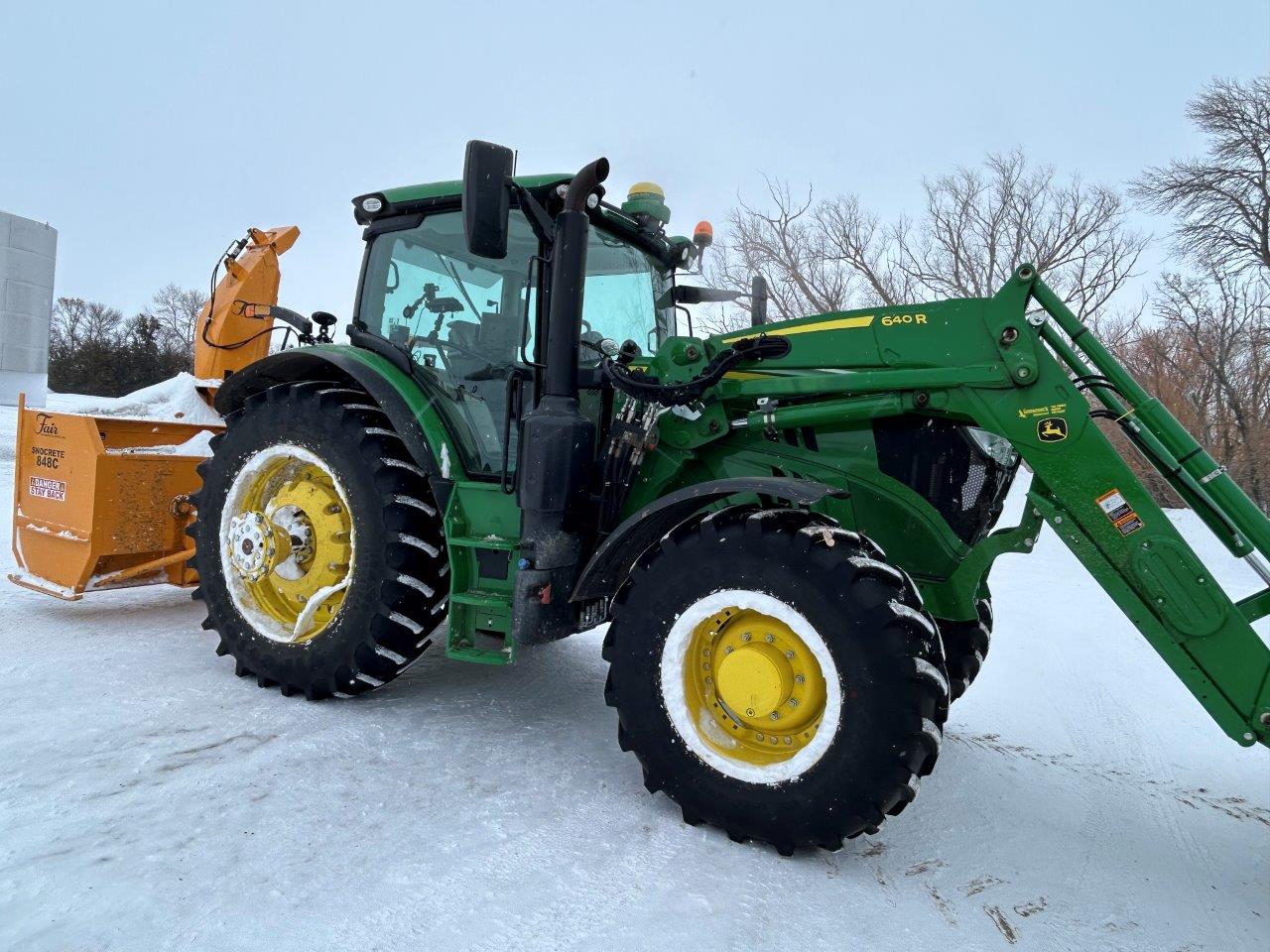 2021 John Deere 6155R Tractor