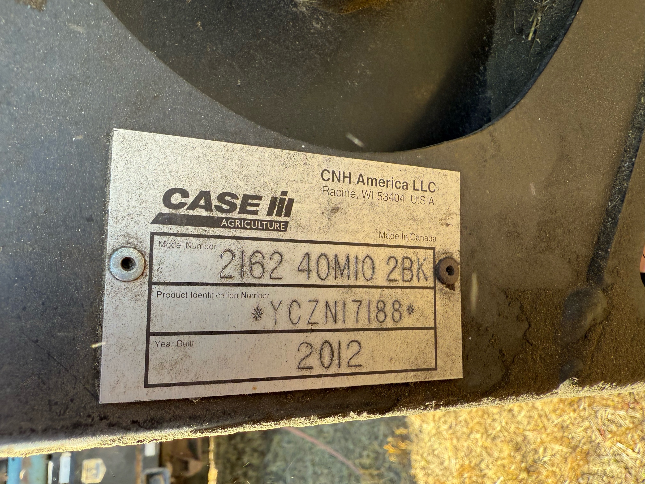 2012 Case IH 2162 Header Draper