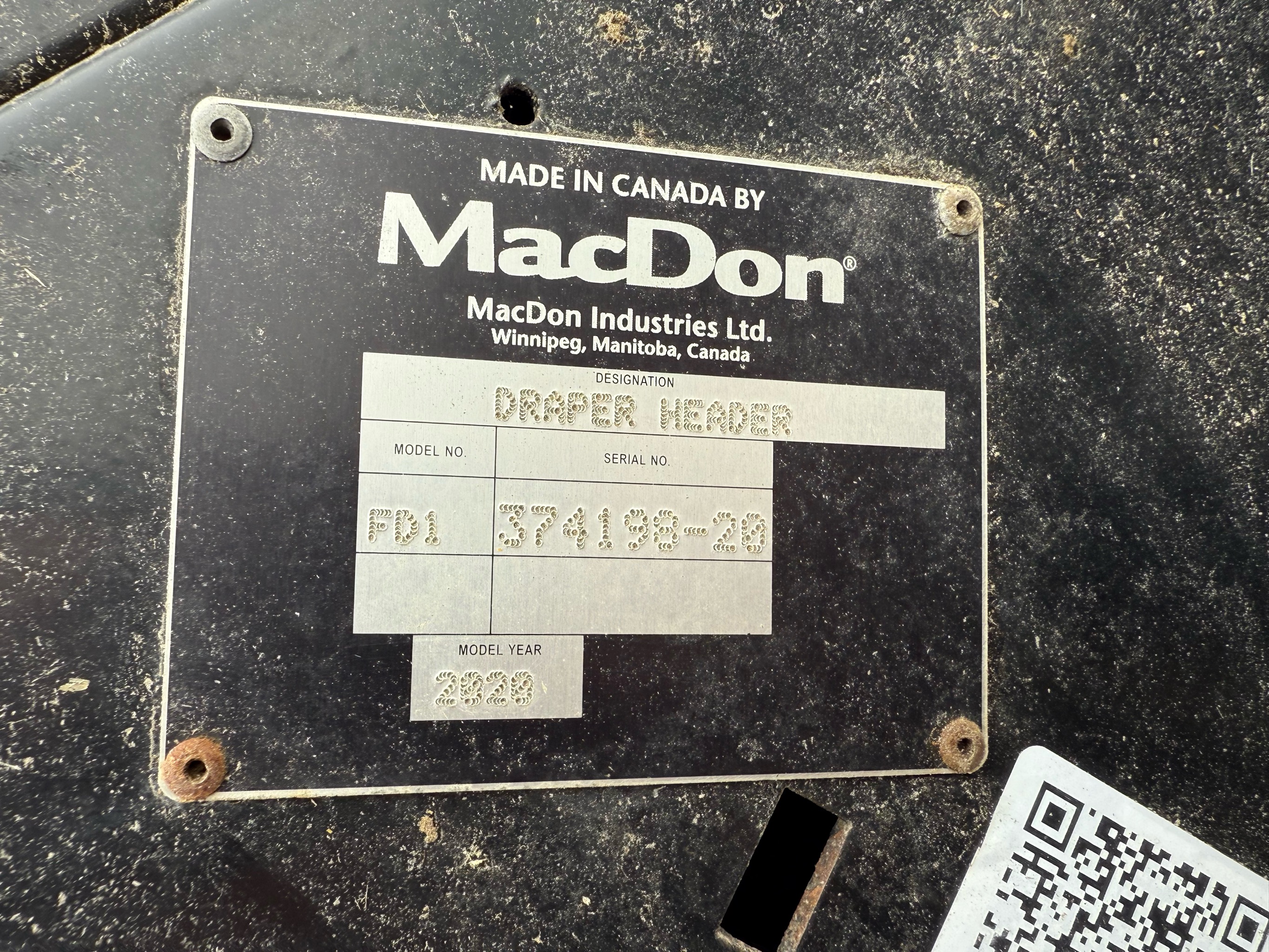 2020 MacDon FD140 Header Combine