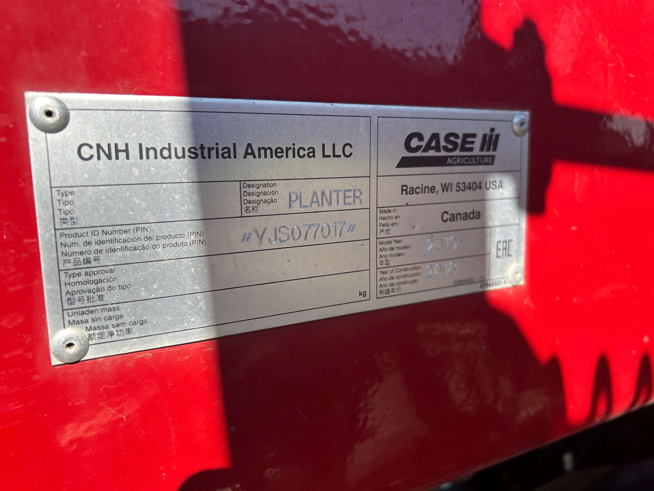 2019 Case IH PD 500 Air Drill
