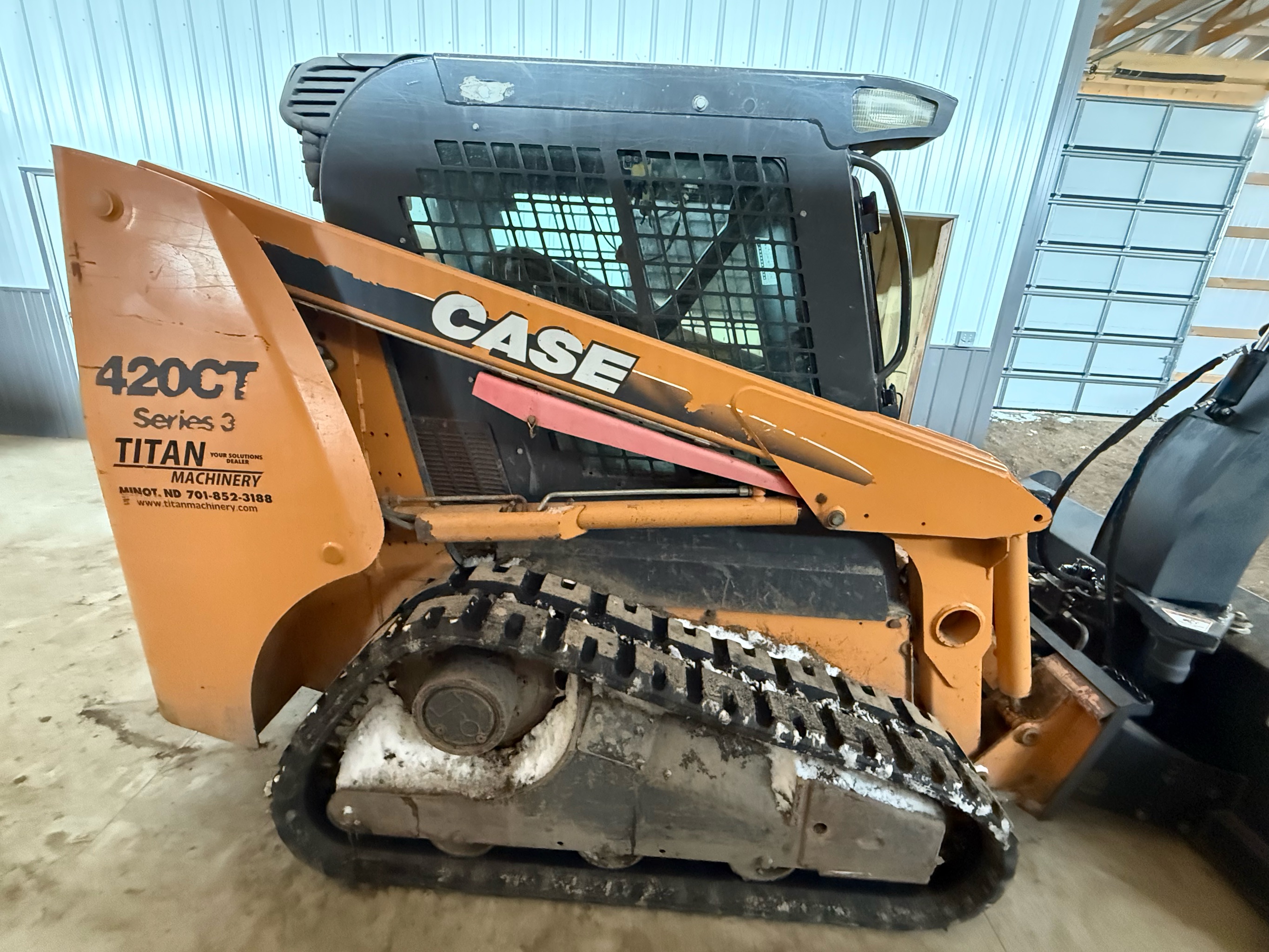 2010 Case 420CT S3 Compact Track Loader