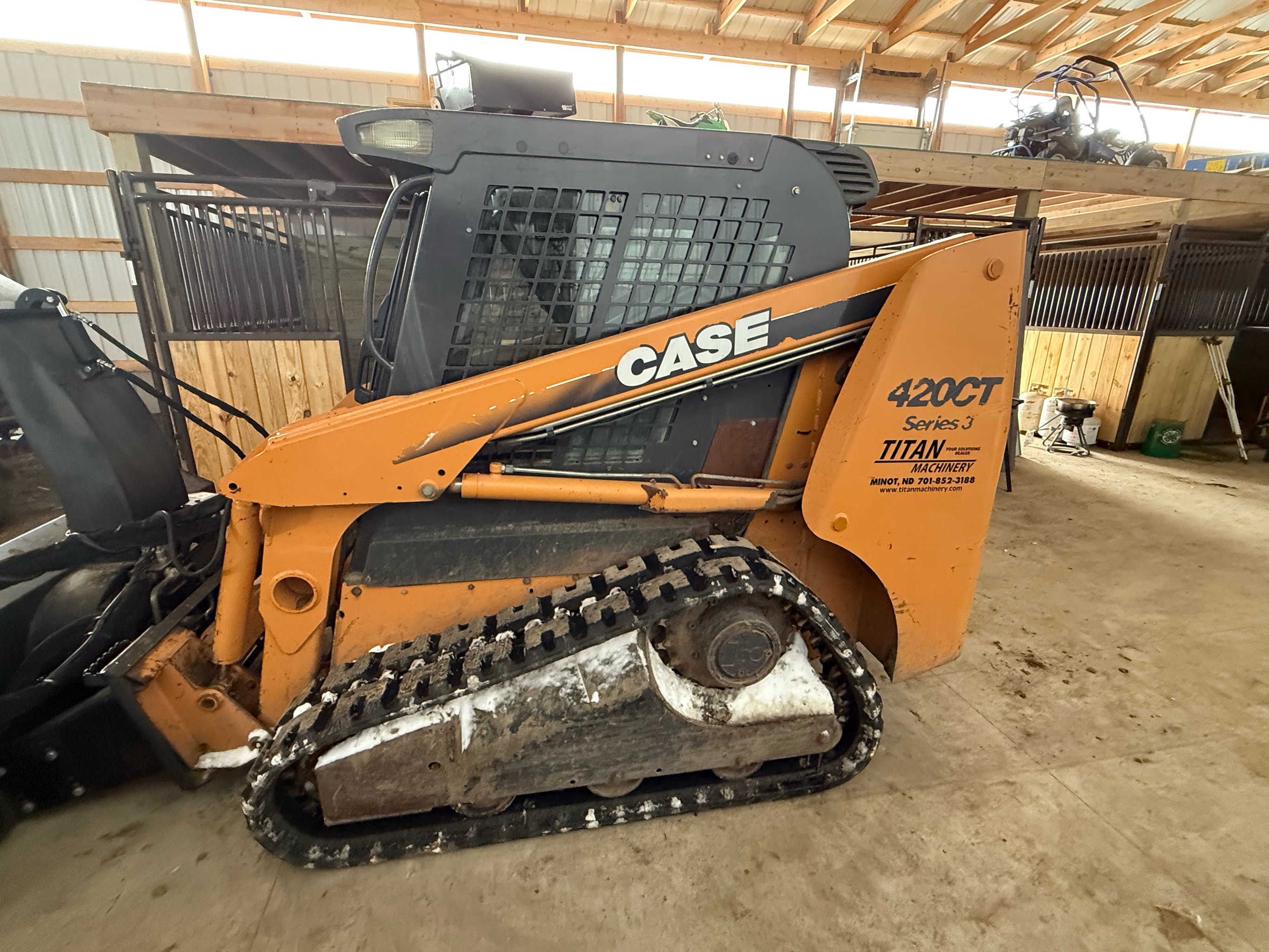 2010 Case 420CT S3 Compact Track Loader