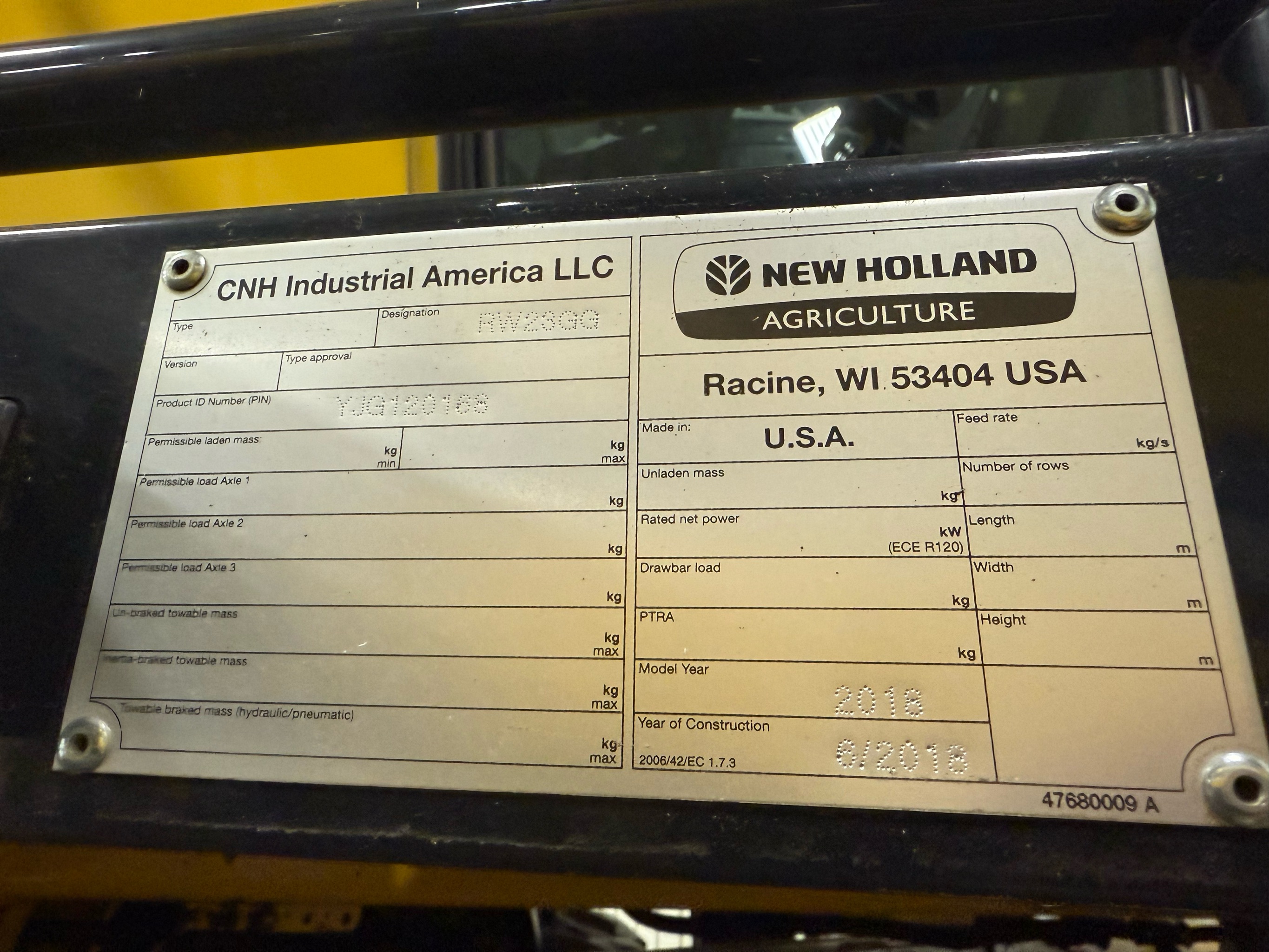 2018 New Holland CR8.90 Combine