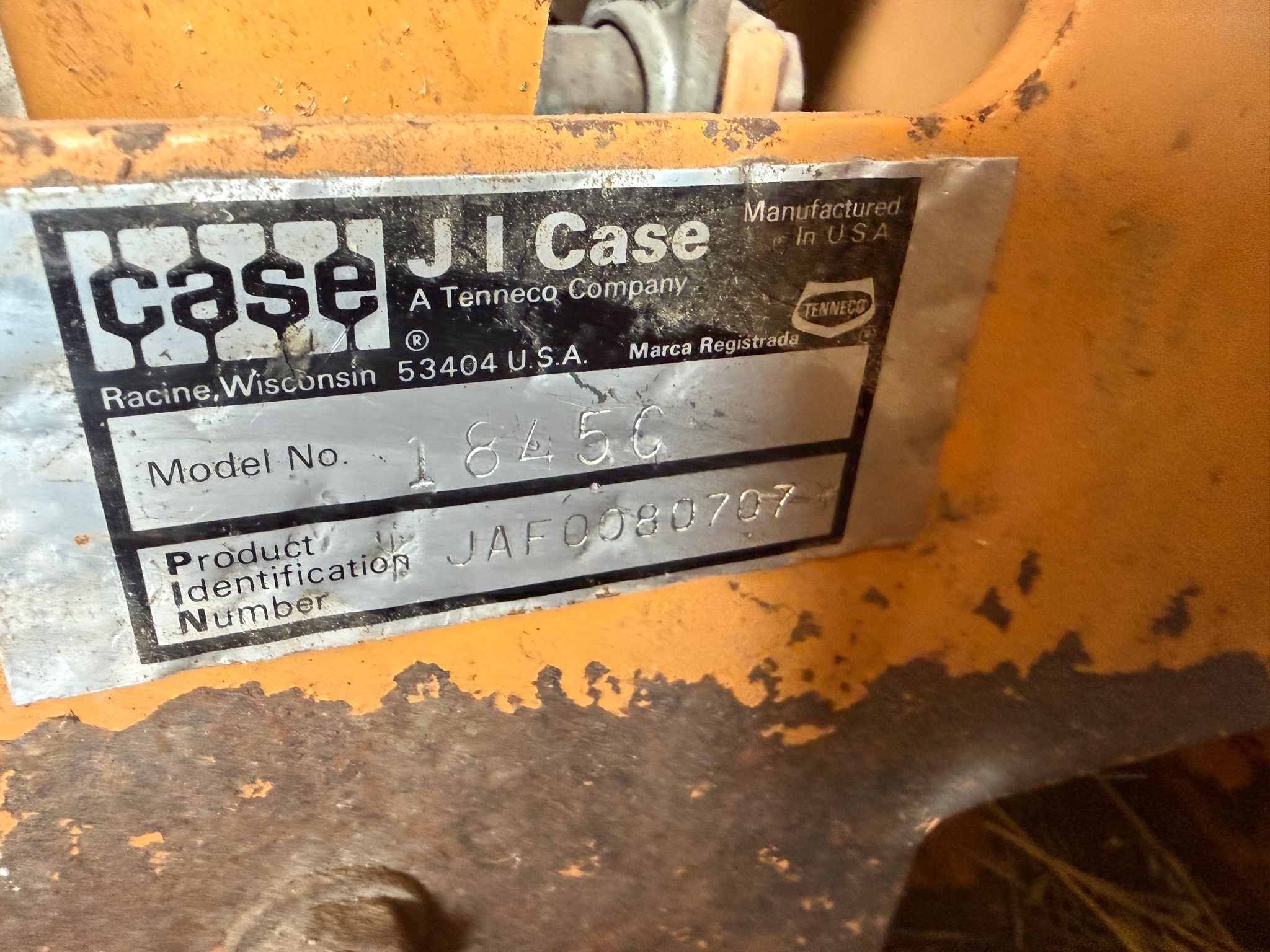 1991 Case 1845C Skid Steer Loader