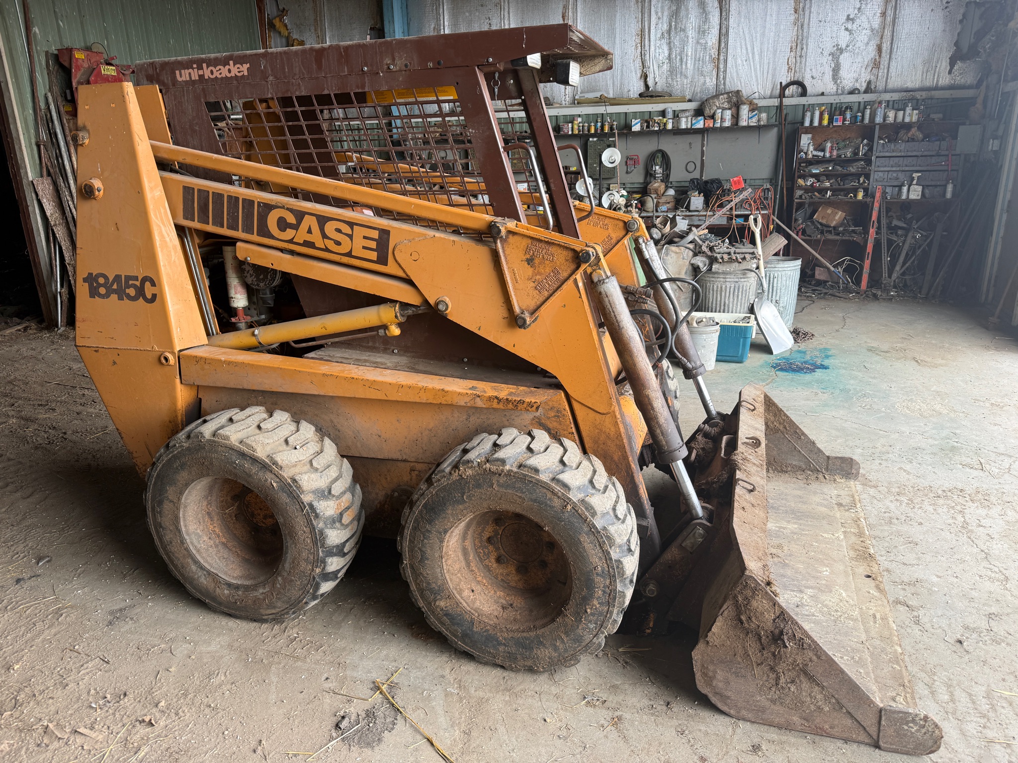1991 Case 1845C Skid Steer Loader