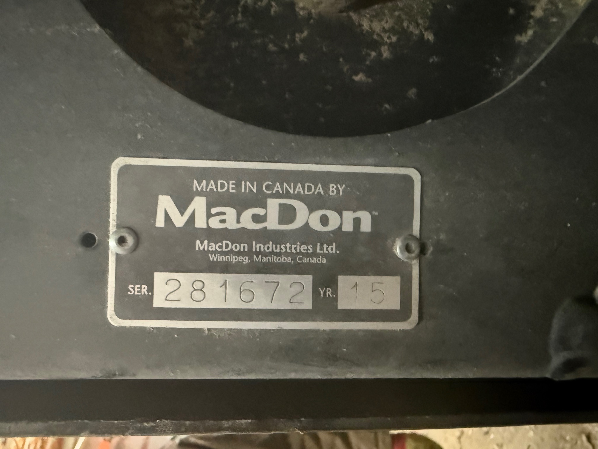 2015 MacDon FD75-40 Header Combine