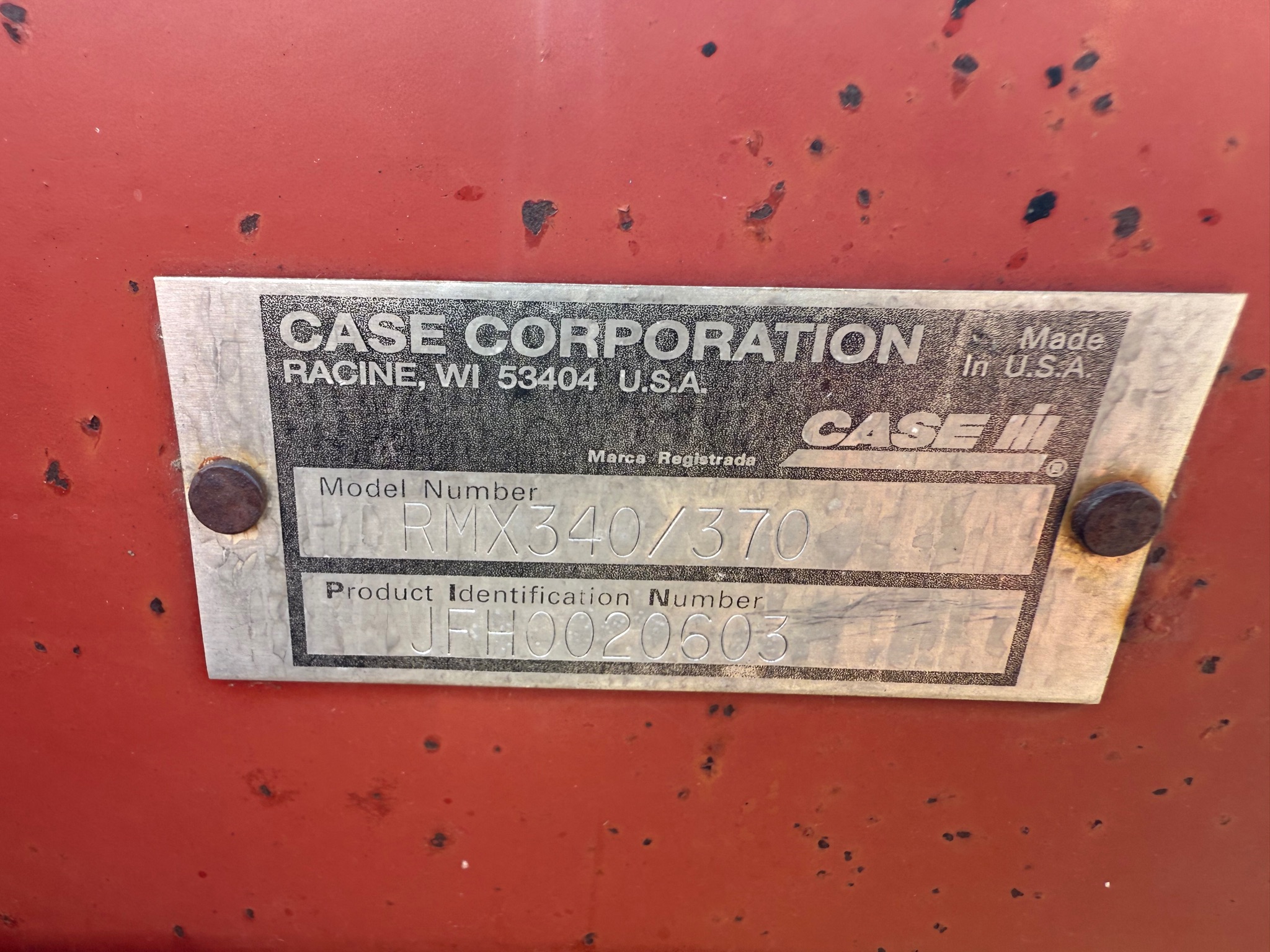 2003 Case IH RMX370 Disk