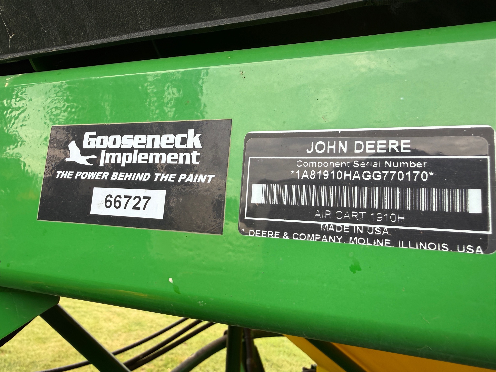 2017 John Deere 1835 Air Drill