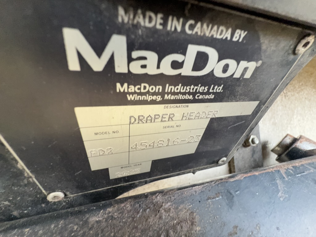 2023 MacDon FD240 Header Combine