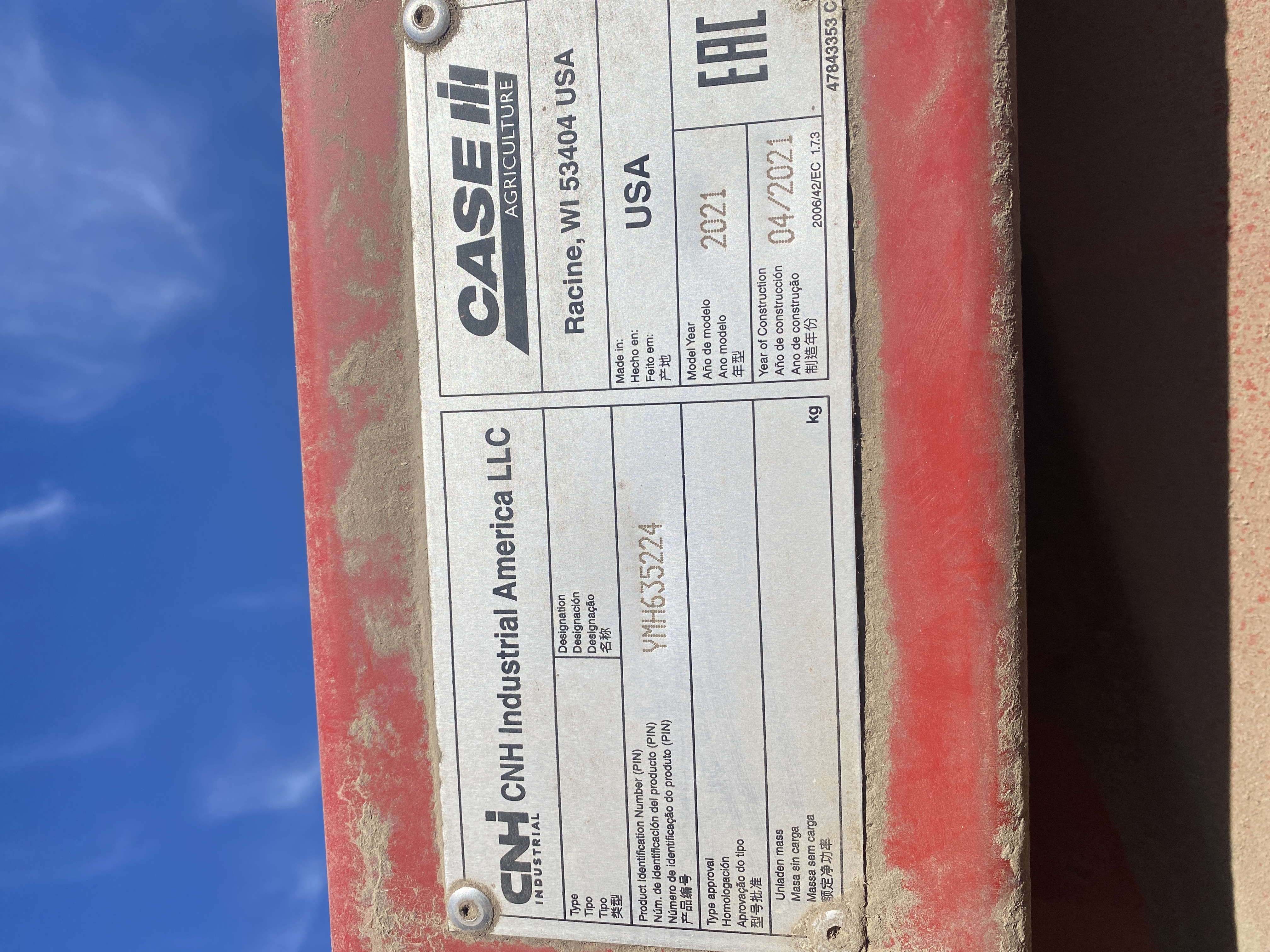 2021 Case IH 4412 Header Corn Head