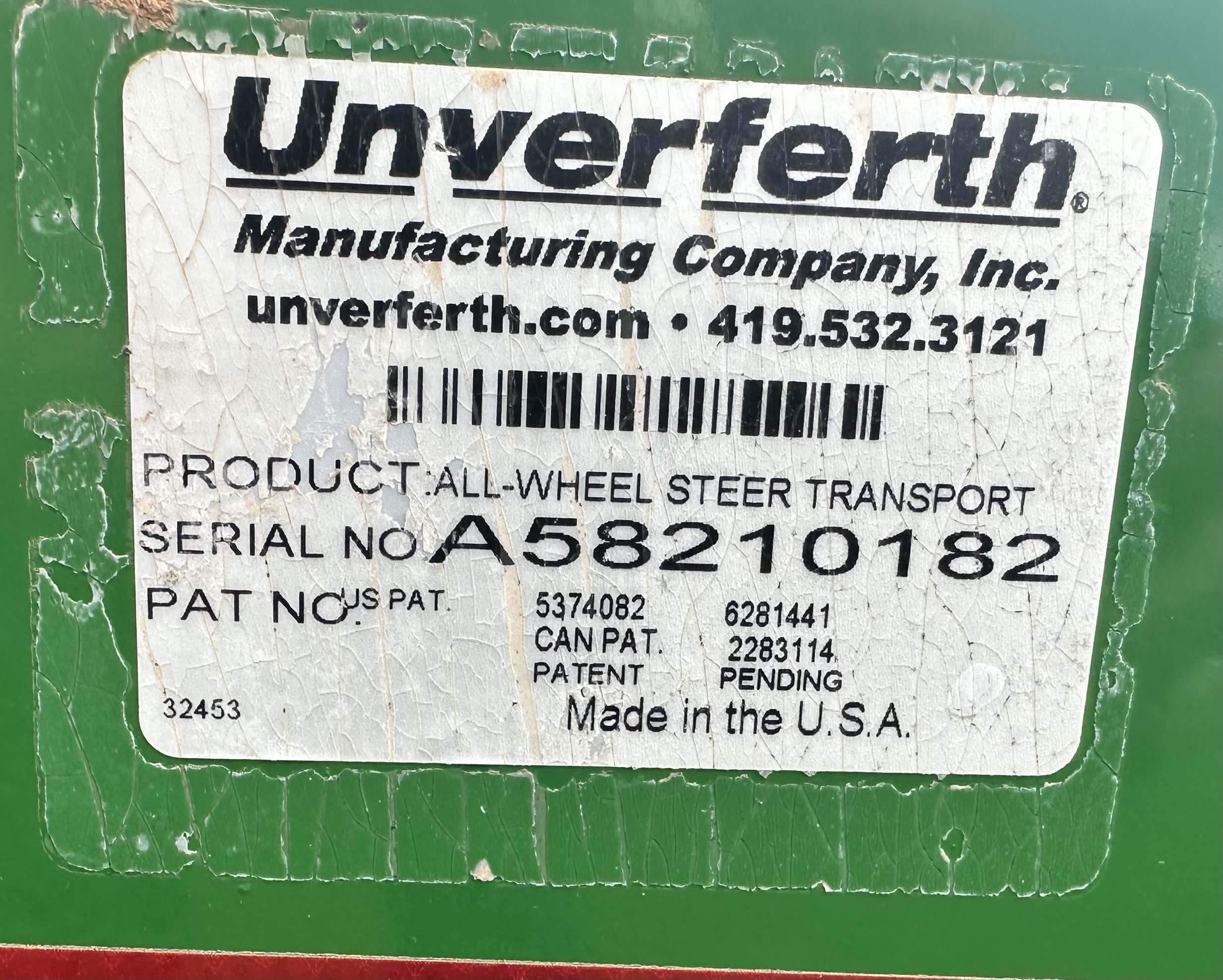 2013 Unverferth AWS42 Header Transport