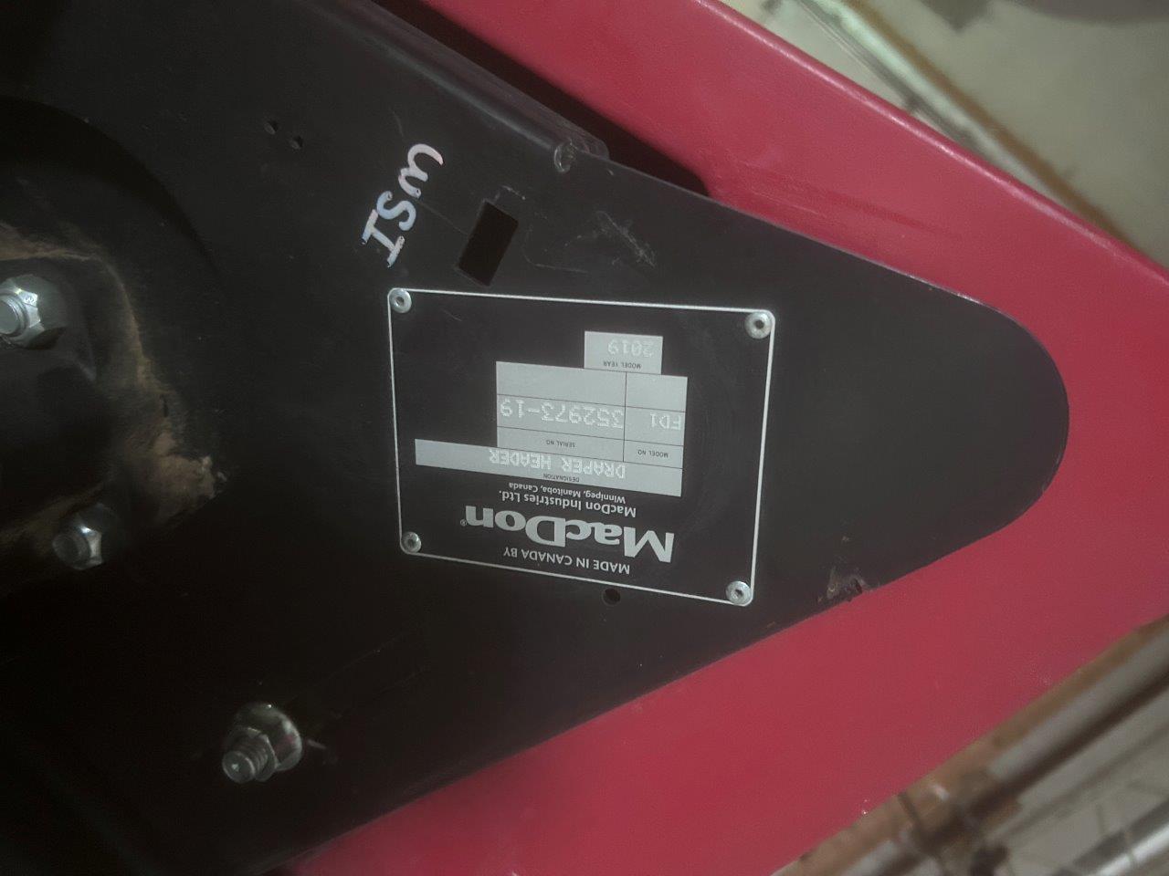 2019 MacDon FD145 Header Draper