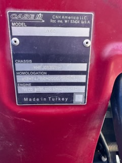 2008 Case IH JX60 Tractor
