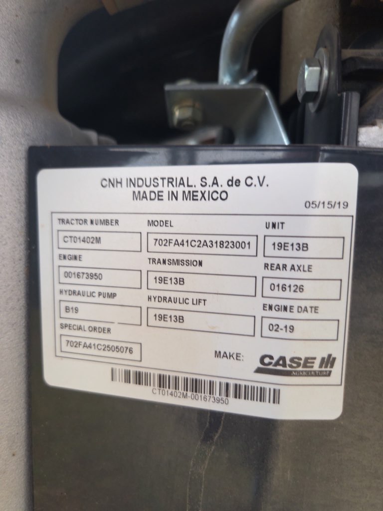 2019 Case IH Farmall 110A Tractor