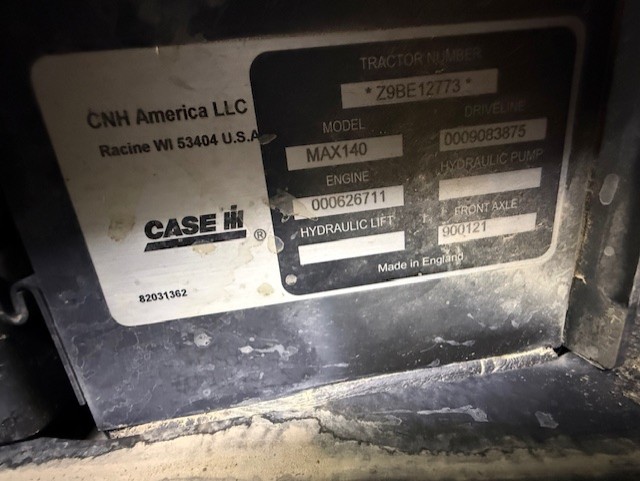 2009 Case IH Maxxum 140 Pro Tractor