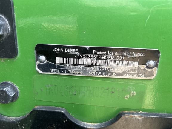 2021 John Deere F4365 Misc