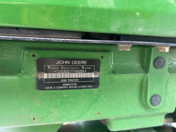 2012 John Deere 5083E Tractor