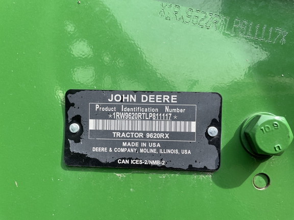 2021 John Deere 9620RX Tractor Rubber Track
