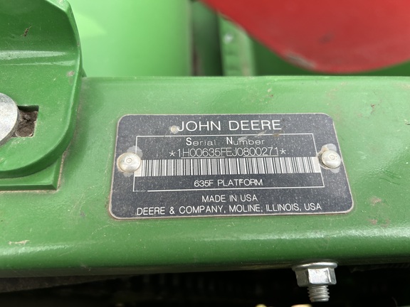 2018 John Deere 635F Header Combine