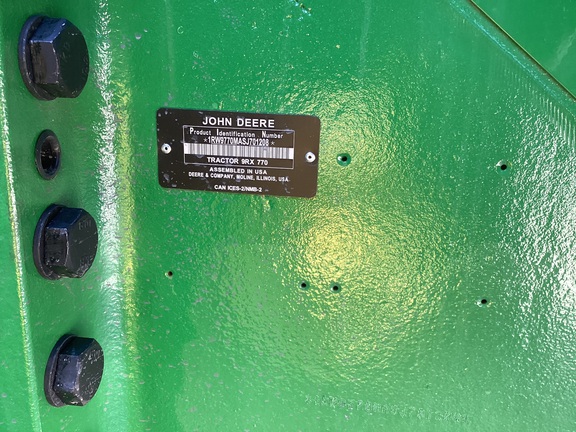 2025 John Deere 9RX 770 Tractor Rubber Track