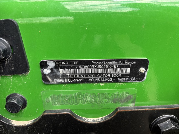 2025 John Deere 800R Sprayer/High Clearance