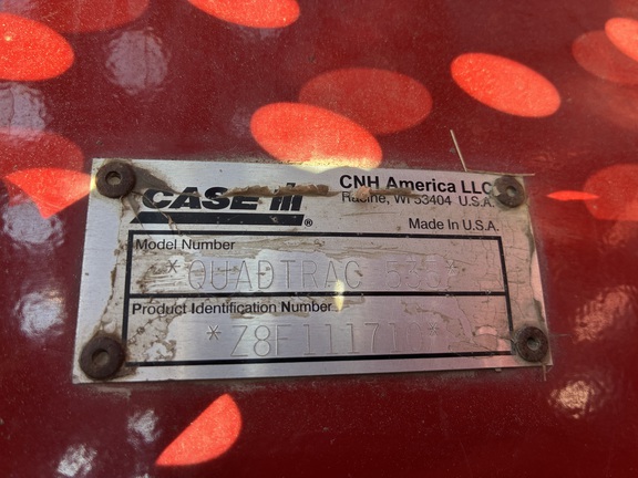2008 Case IH Steiger 535 Quadtrac Tractor Rubber Track