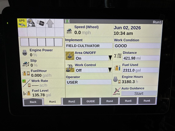 2017 Case IH Steiger 580 Quadtrac Tractor Rubber Track