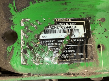 2014 John Deere Z930R Mower/Zero Turn