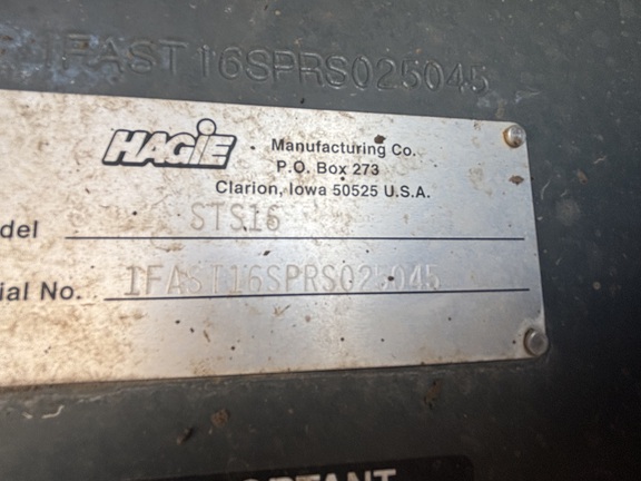 2025 Hagie STS16 Sprayer/High Clearance
