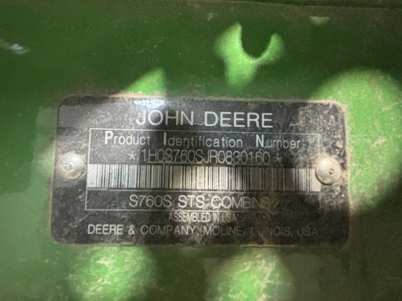 2024 John Deere S760 Combine