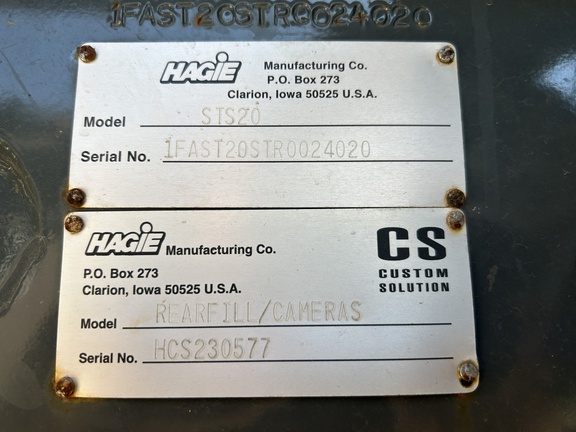 2024 Hagie STS20 Sprayer/High Clearance