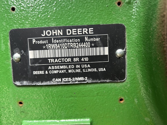 2024 John Deere 8R 410 Tractor