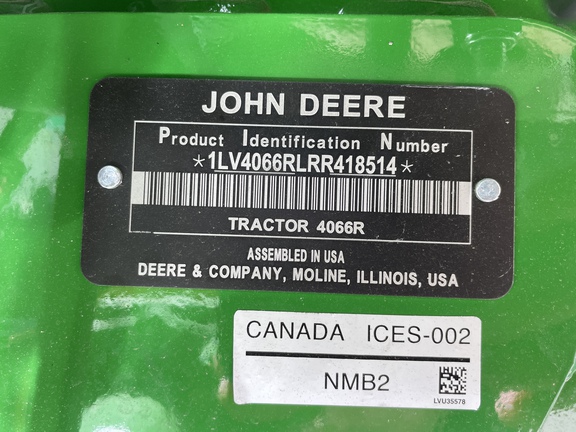 2024 John Deere 4066R Tractor Compact